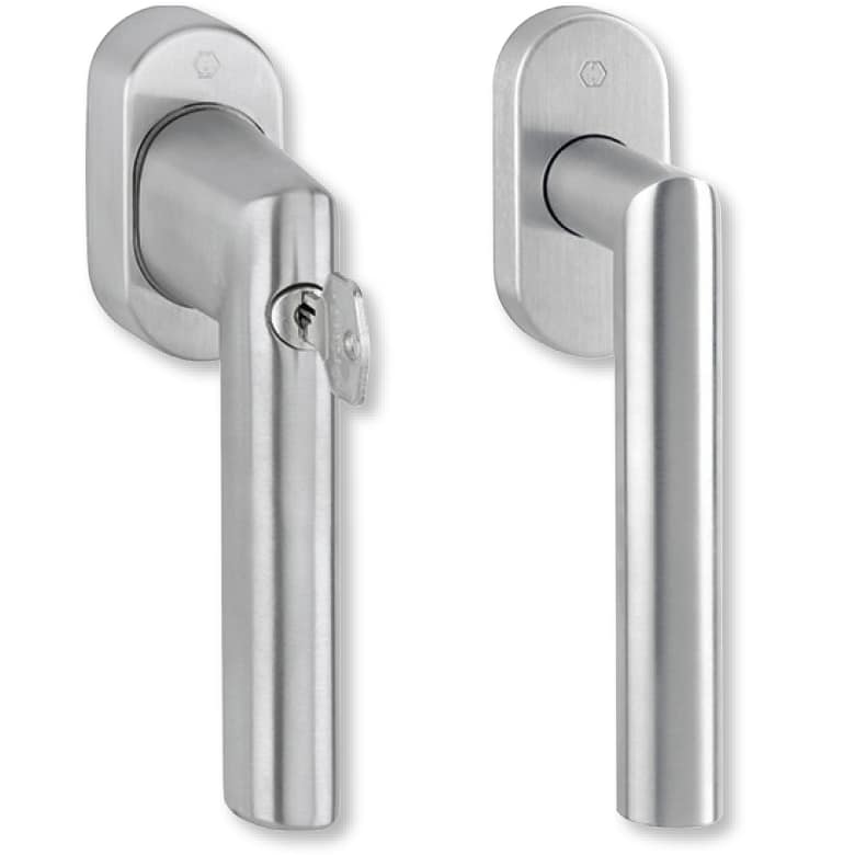 Abschließbare Fenstergriffe – Secustic-Olive Abschließbare Fenstergriffe oder Secustic-Oliven